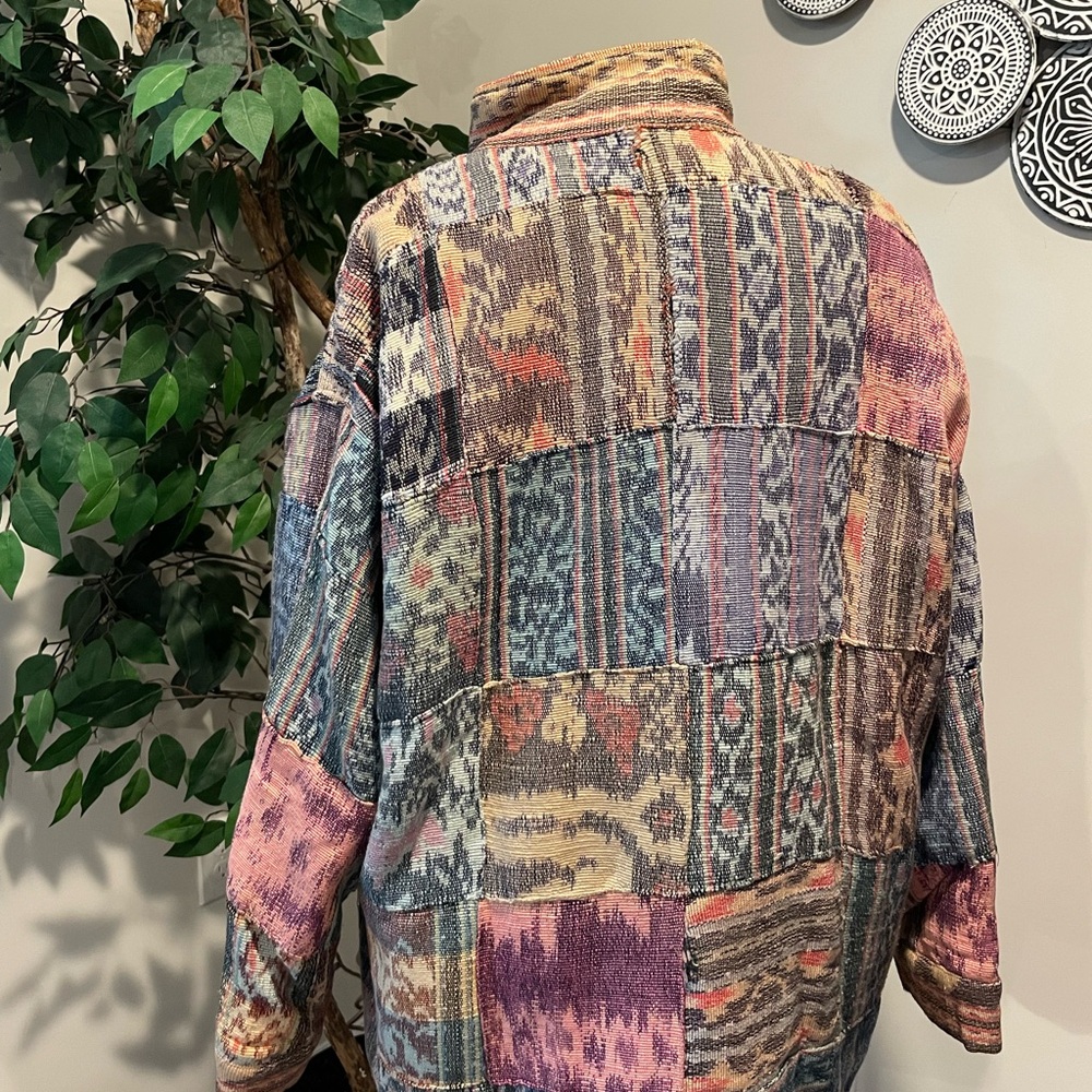 Multicolor Patchwork Jacket - image 5